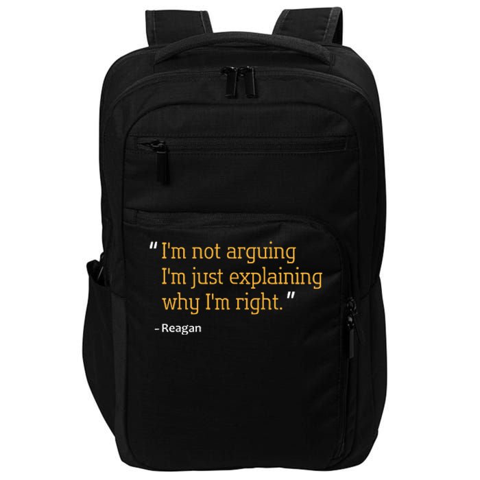 Reagan Gift Quote Personalized Funny Birthday Name Idea Impact Tech Backpack