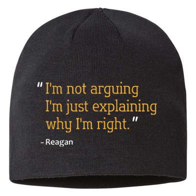 Reagan Gift Quote Personalized Funny Birthday Name Idea Sustainable Beanie