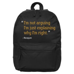 Reagan Gift Quote Personalized Funny Birthday Name Idea 16 in Basic Backpack