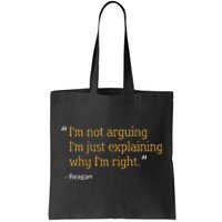 Reagan Gift Quote Personalized Funny Birthday Name Idea Tote Bag