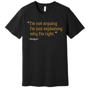 Reagan Gift Quote Personalized Funny Birthday Name Idea Premium T-Shirt