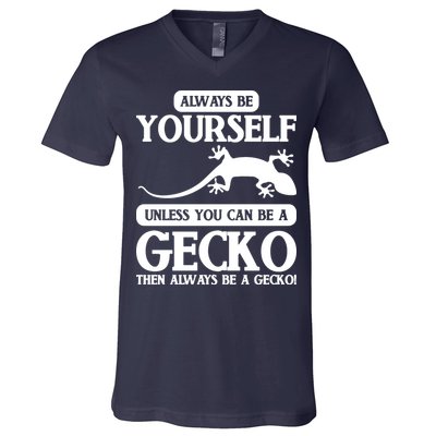 Reptile Gecko V-Neck T-Shirt