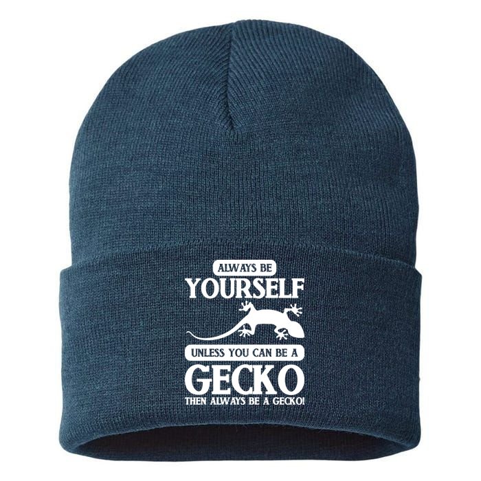Reptile Gecko Sustainable Knit Beanie