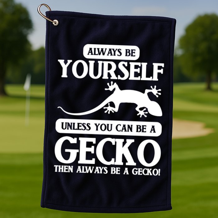 Reptile Gecko Golf Towel