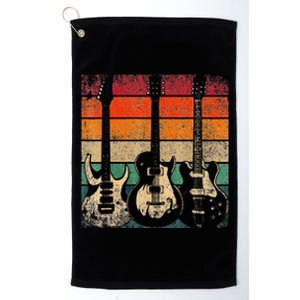 Retro Guitar Platinum Collection Golf Towel