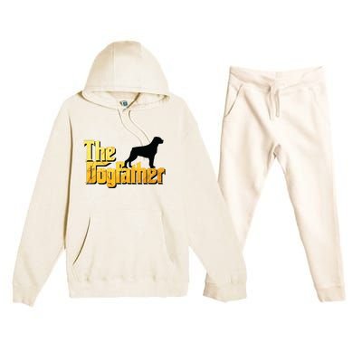 Rottweiler Gifts Rottweiler Gift Premium Hooded Sweatsuit Set