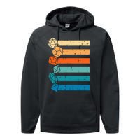 Rpg Gamer Retro Role Playing Game Performance Fleece Hoodie