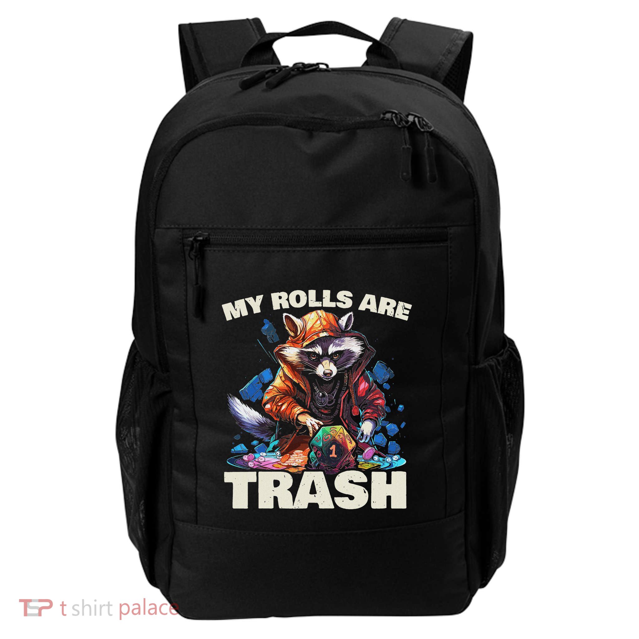 Rpg Gaming Role Playing D20 Tabletop Games Funny Rpg Gamer Daily Commute Backpack