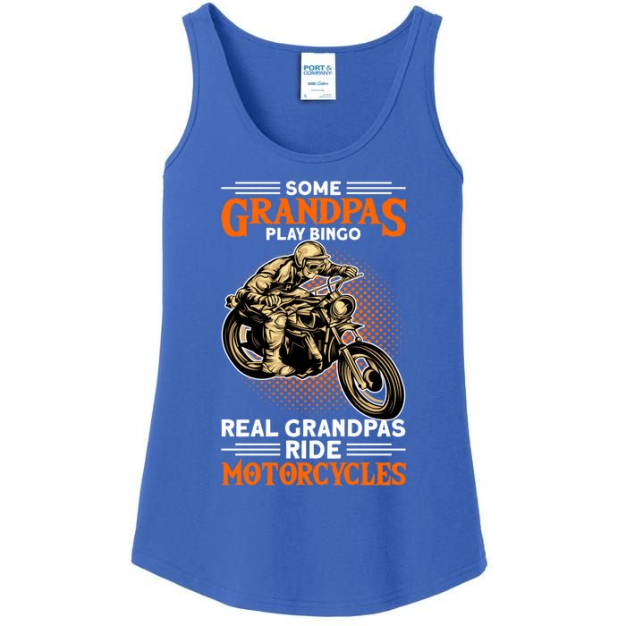 Real Grandpas Ride Motorcycles Great Gift Ladies Essential Tank