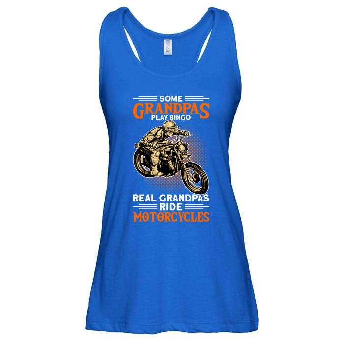 Real Grandpas Ride Motorcycles Great Gift Ladies Essential Flowy Tank