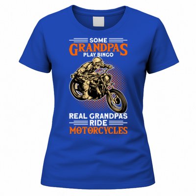 Real Grandpas Ride Motorcycles Great Gift Women's T-Shirt