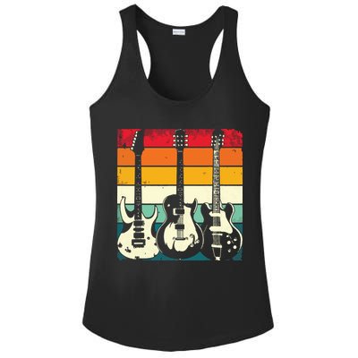 Retro Guitar Ladies PosiCharge Competitor Racerback Tank