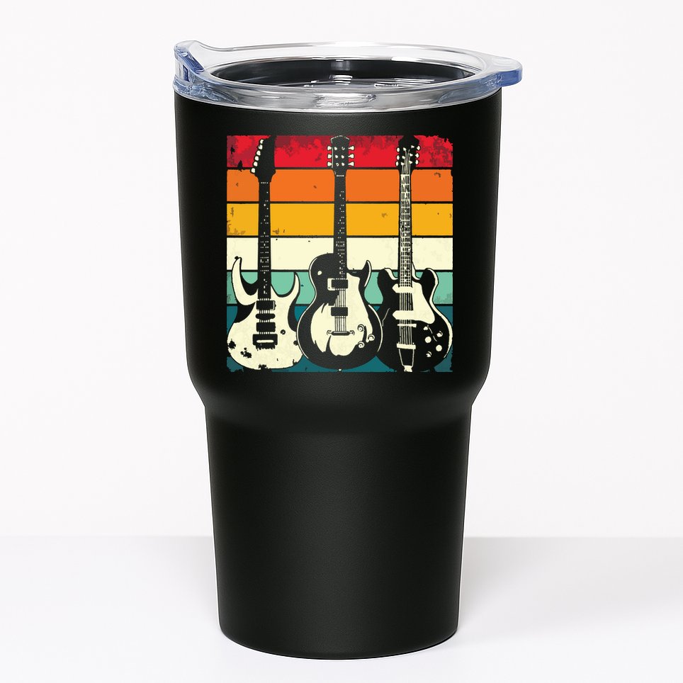 Retro Guitar Tumbler