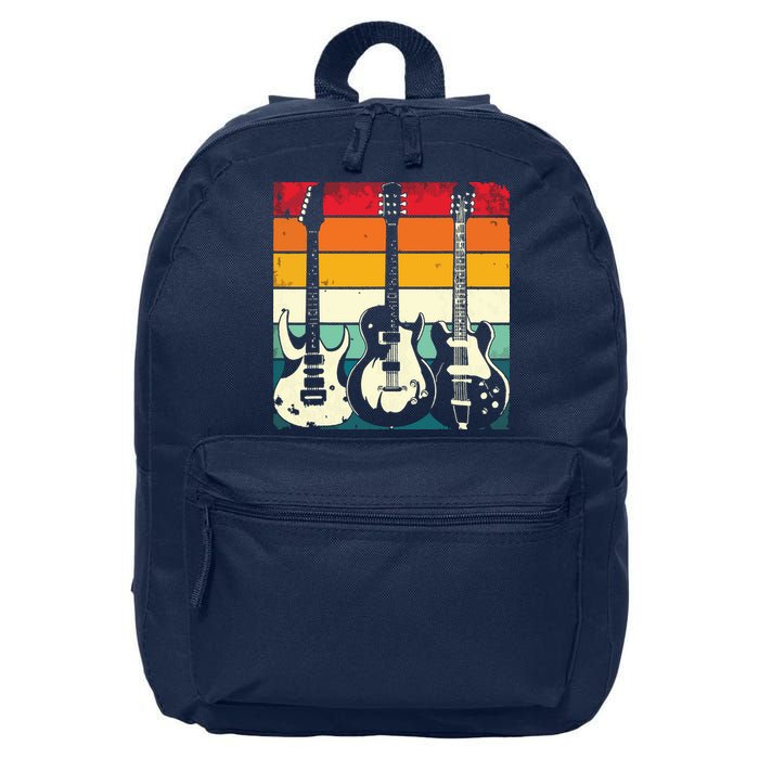 Retro Guitar 16 in Basic Backpack