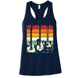 Retro Guitar Women's Racerback Tank