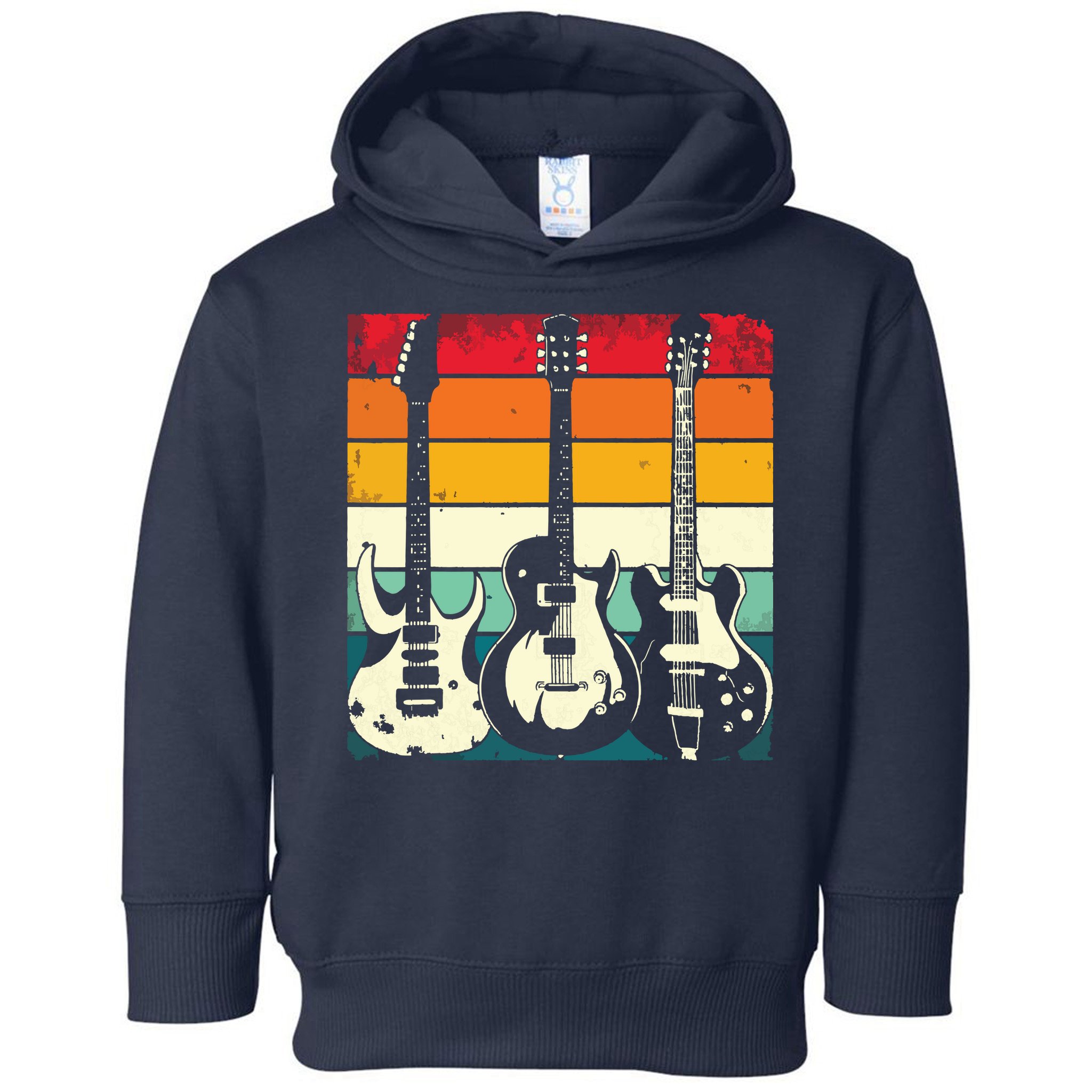 Retro Guitar Toddler Hoodie