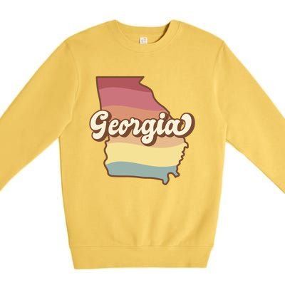 Retro Georgia Premium Crewneck Sweatshirt