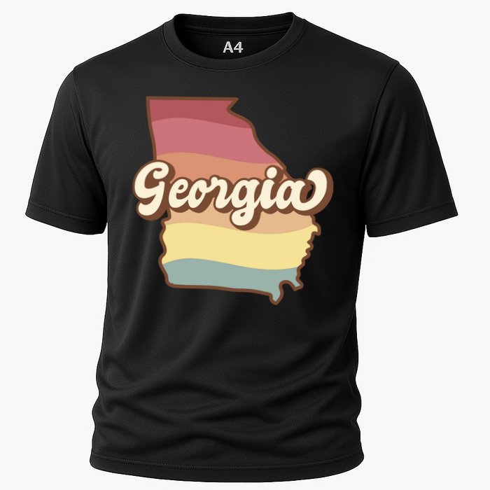 Retro Georgia Cooling Performance Crew T-Shirt