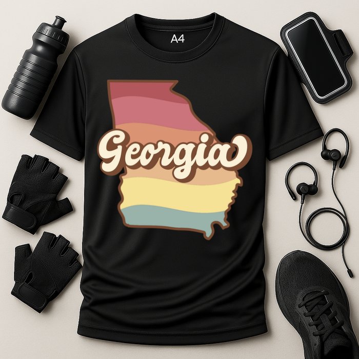 Retro Georgia Cooling Performance Crew T-Shirt