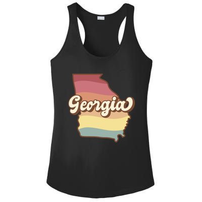 Retro Georgia Ladies PosiCharge Competitor Racerback Tank