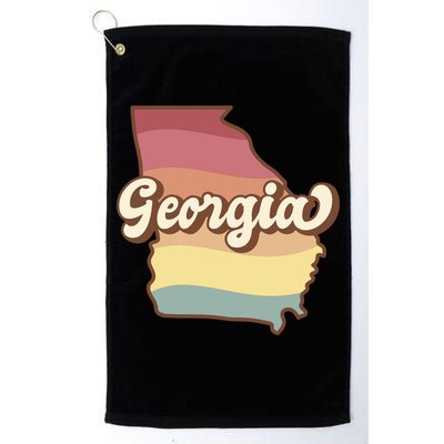 Retro Georgia Golf Towel
