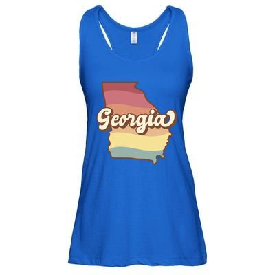 Retro Georgia Ladies Essential Flowy Tank