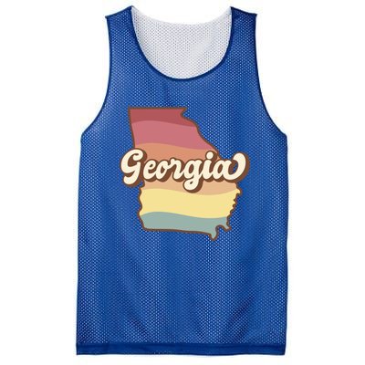 Retro Georgia Mesh Reversible Basketball Jersey Tank