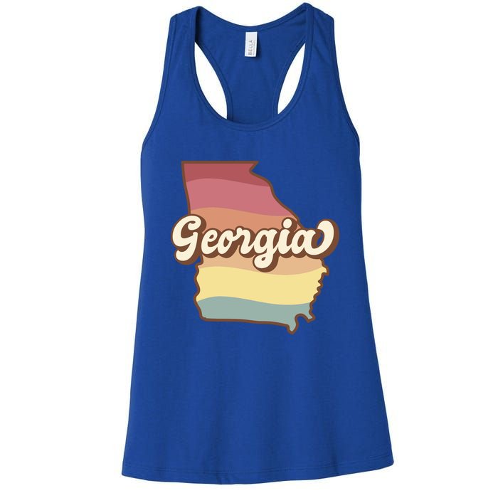 Retro Georgia Women's Racerback Tank