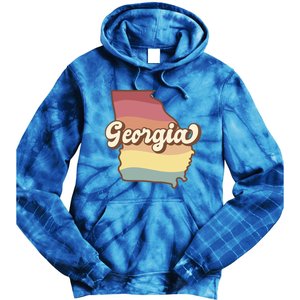 Retro Georgia Tie Dye Hoodie