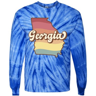 Retro Georgia Tie-Dye Long Sleeve Shirt