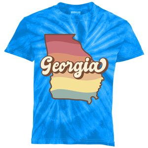 Retro Georgia Kids Tie-Dye T-Shirt