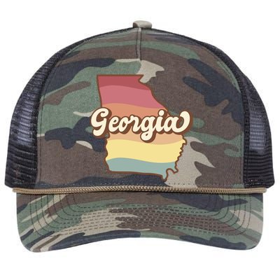 Retro Georgia Retro Rope Trucker Hat Cap