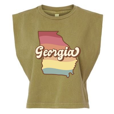 Retro Georgia Garment-Dyed Women's Muscle Tee