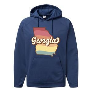 Retro Georgia Performance Fleece Hoodie