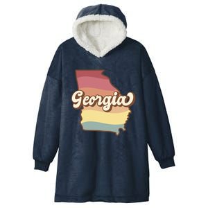 Retro Georgia Hooded Wearable Blanket