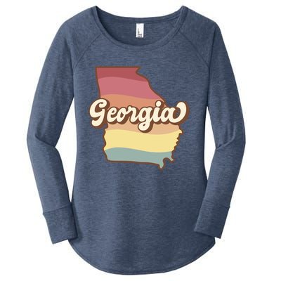 Retro Georgia Women's Perfect Tri Tunic Long Sleeve Shirt