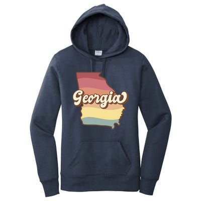 Retro Georgia Women's Pullover Hoodie