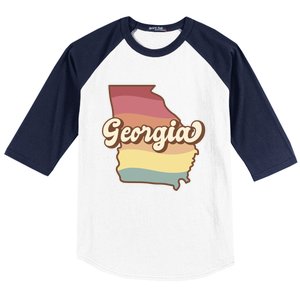 Retro Georgia Baseball Sleeve Shirt