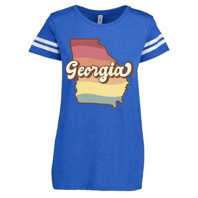 Retro Georgia Enza Ladies Jersey Football T-Shirt