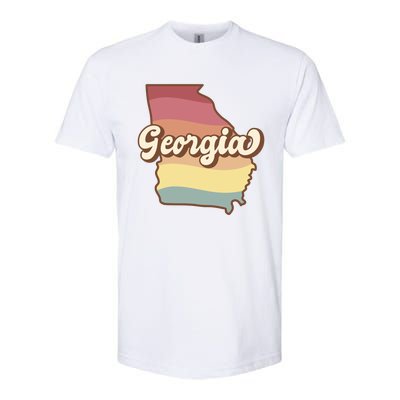 Retro Georgia Softstyle CVC T-Shirt