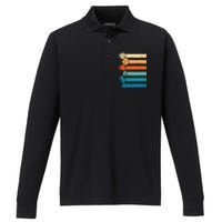 Rpg Gamer Retro Role Playing Game Performance Long Sleeve Polo