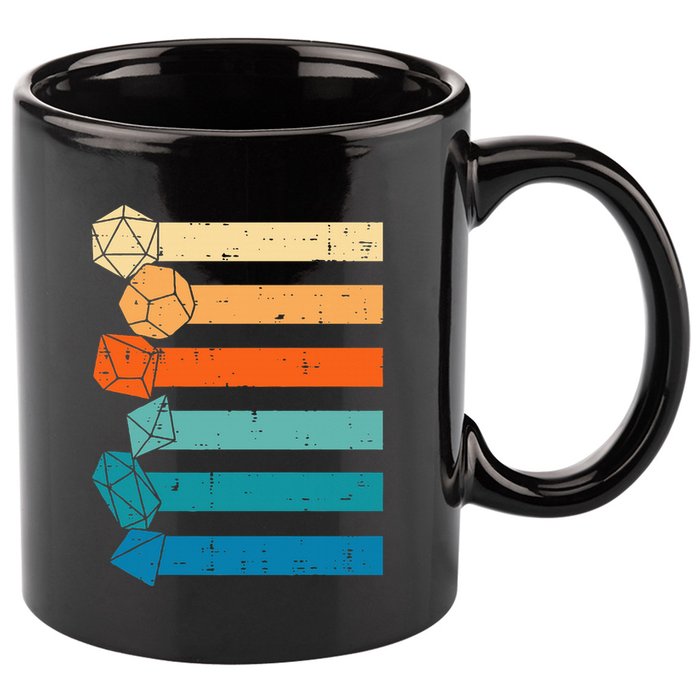 Rpg Gamer Retro Role Playing Game 11oz C Handle Ceramic Mug