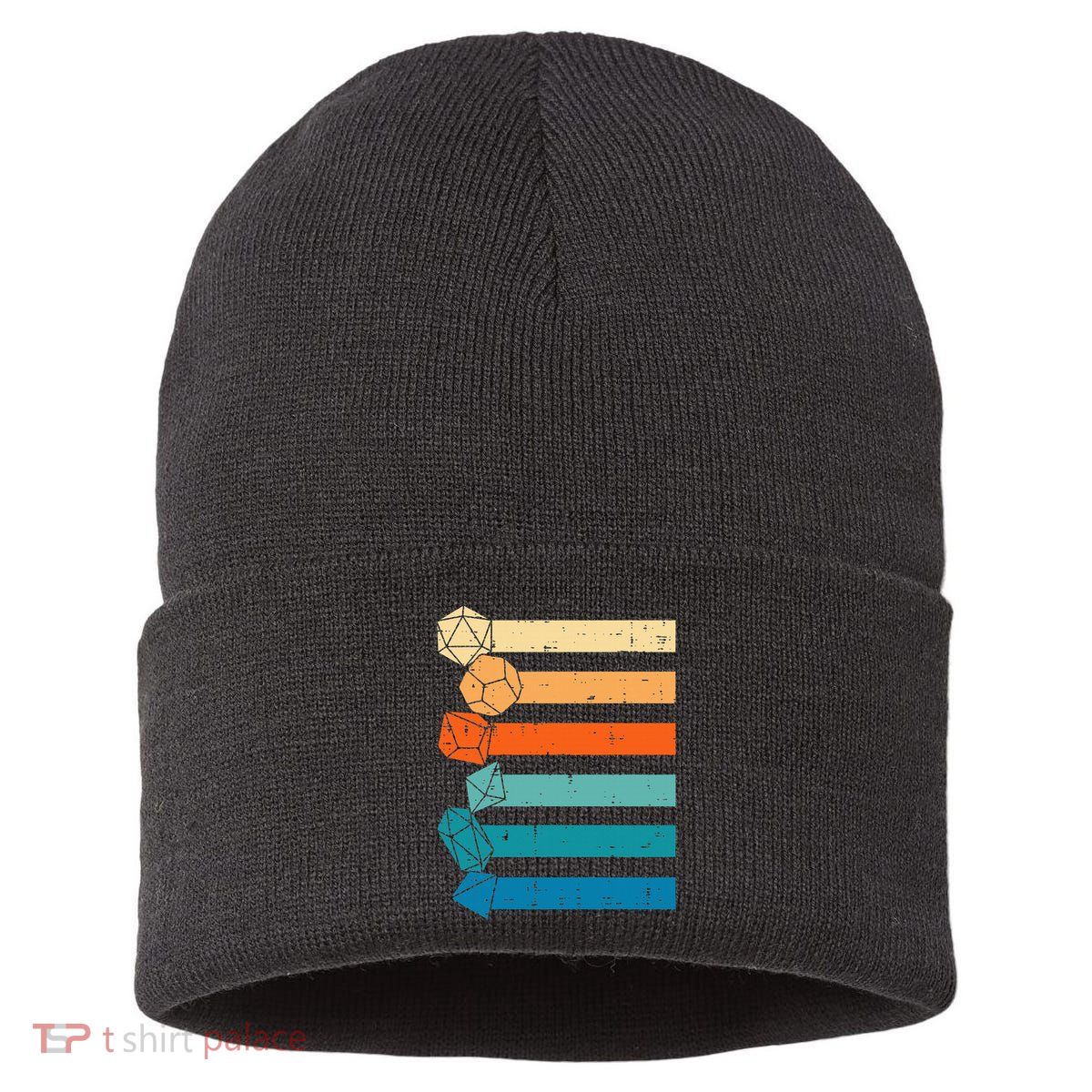 Rpg Gamer Retro Role Playing Game Sustainable Knit Beanie