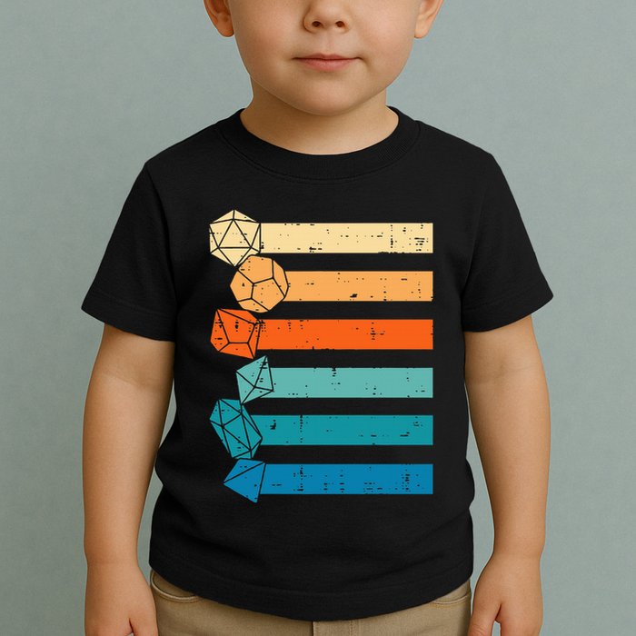 Rpg Gamer Retro Role Playing Game Toddler T-Shirt