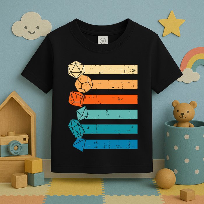 Rpg Gamer Retro Role Playing Game Toddler T-Shirt