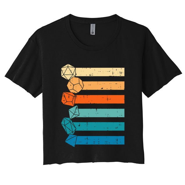 Rpg Gamer Retro Role Playing Game Crop Top