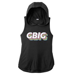 Retro GBig Reveal Sorority Little Sister Big Little Week Ladies PosiCharge Tri-Blend Wicking Draft Hoodie Tank