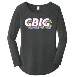 Retro GBig Reveal Sorority Little Sister Big Little Week Women's Perfect Tri Tunic Long Sleeve Shirt