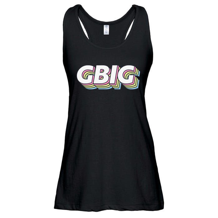 Retro GBig Reveal Sorority Little Sister Big Little Week Ladies Essential Flowy Tank