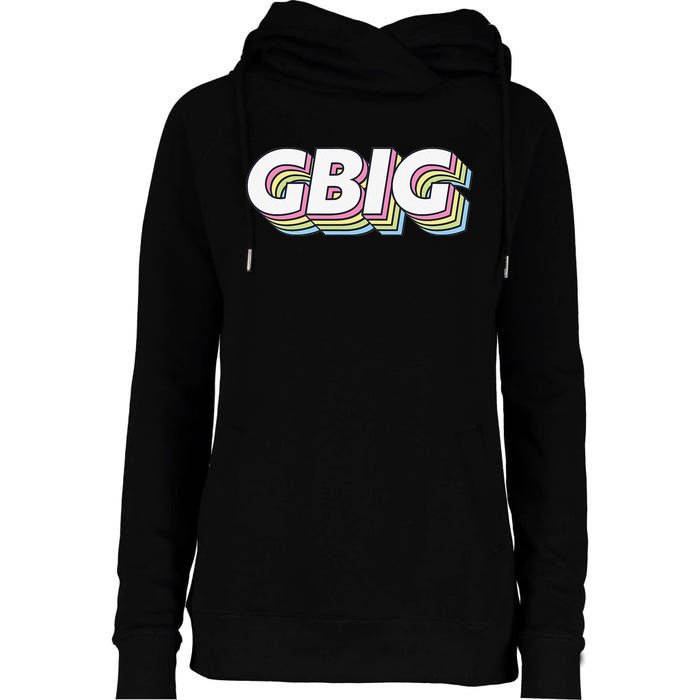 Retro GBig Reveal Sorority Little Sister Big Little Week Womens Funnel Neck Pullover Hood